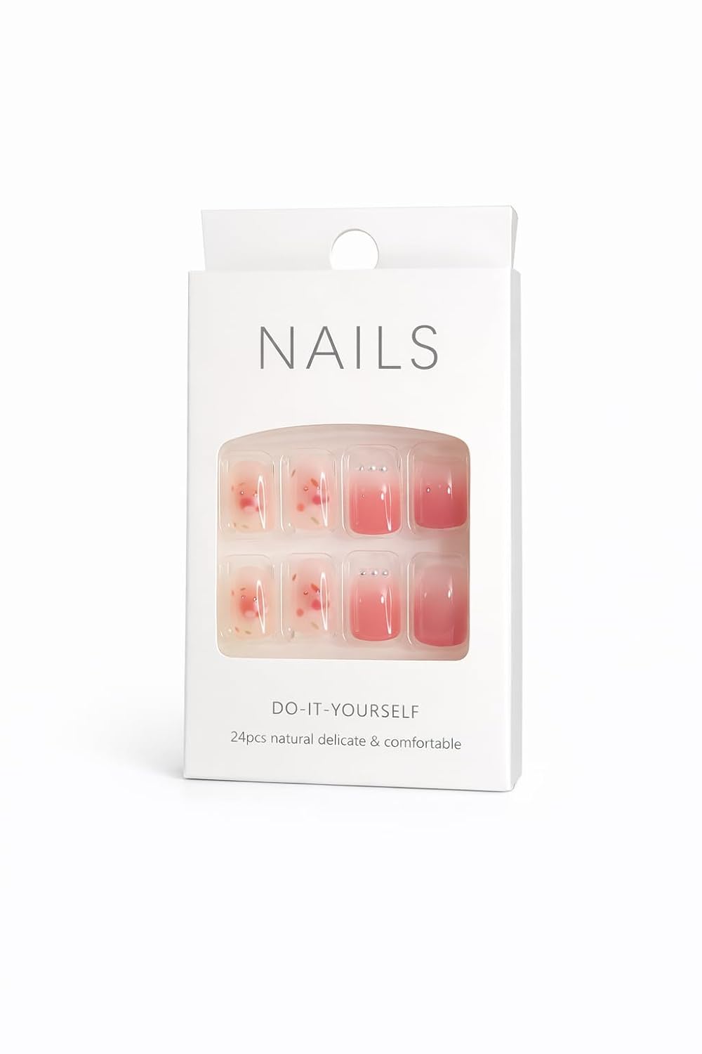 Rosy Marble Elegance Press-On Nails