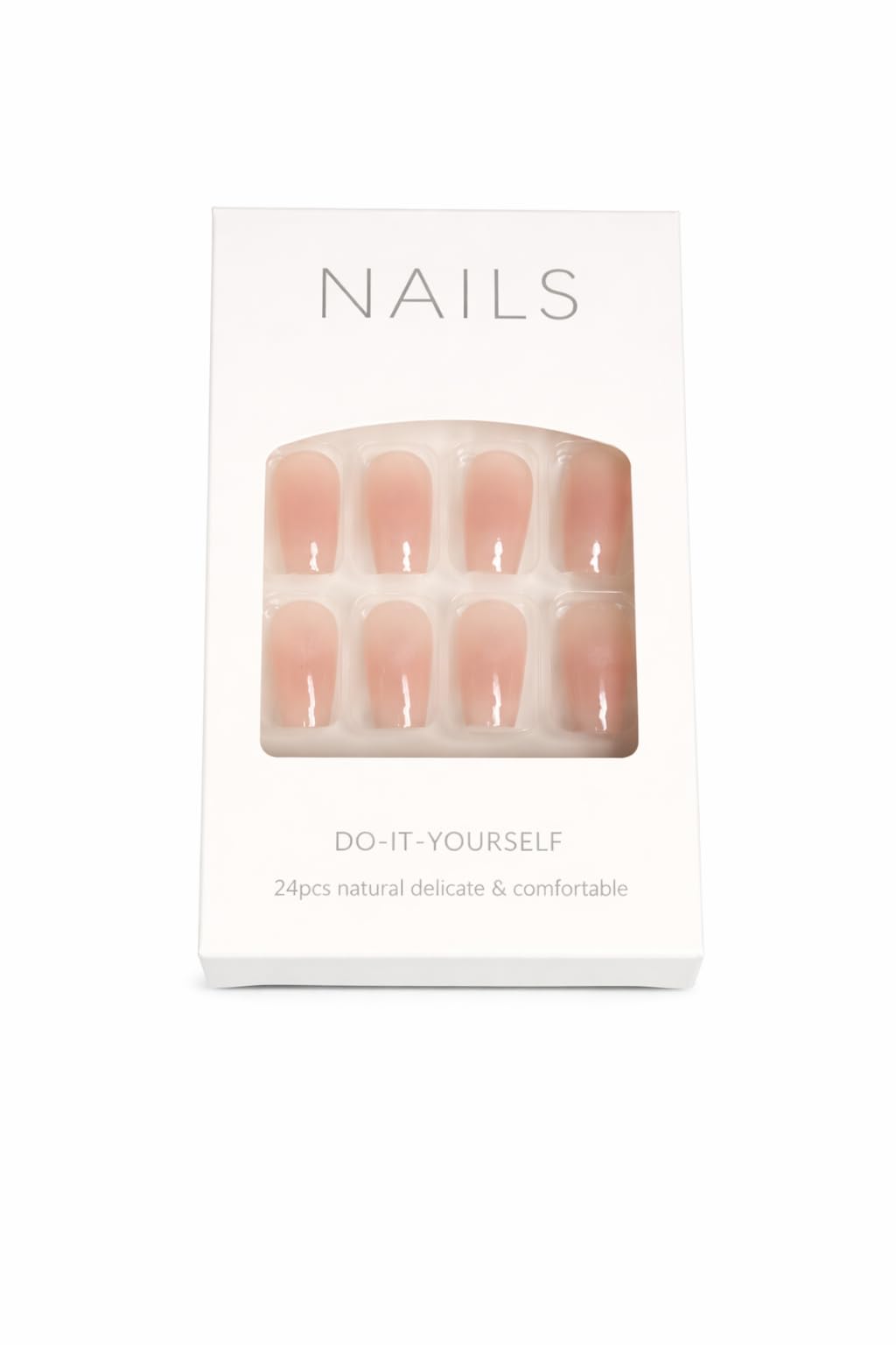 Soft Blush Nude Press-On Nails