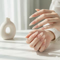 Natural Nude Press-On Nails - Classic Glossy Almond Shape