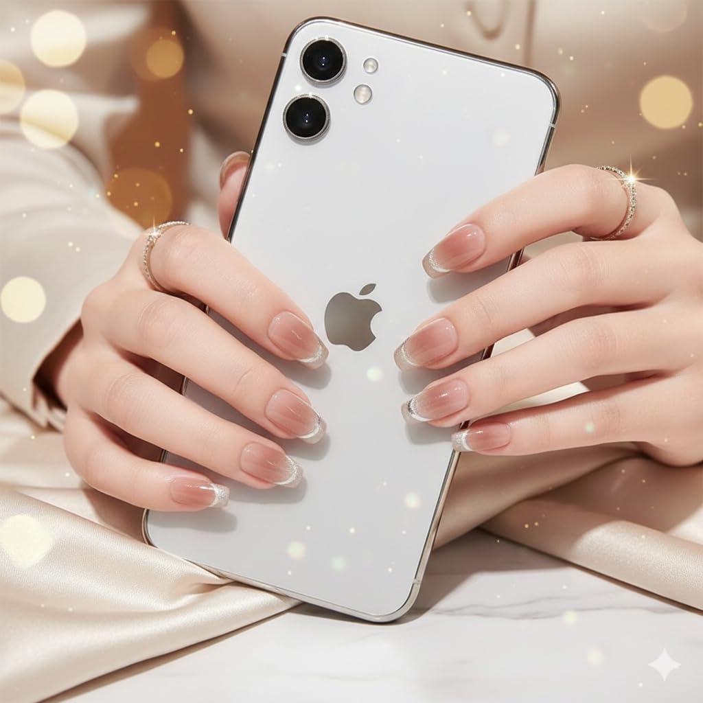 Soft Blush Nude Press-On Nails